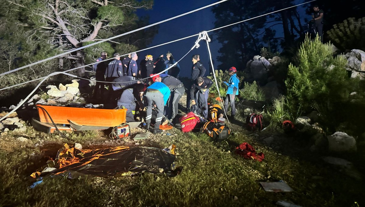 Antalya'da teleferik kabini parçalandı: 1 ölü, 10 yaralı