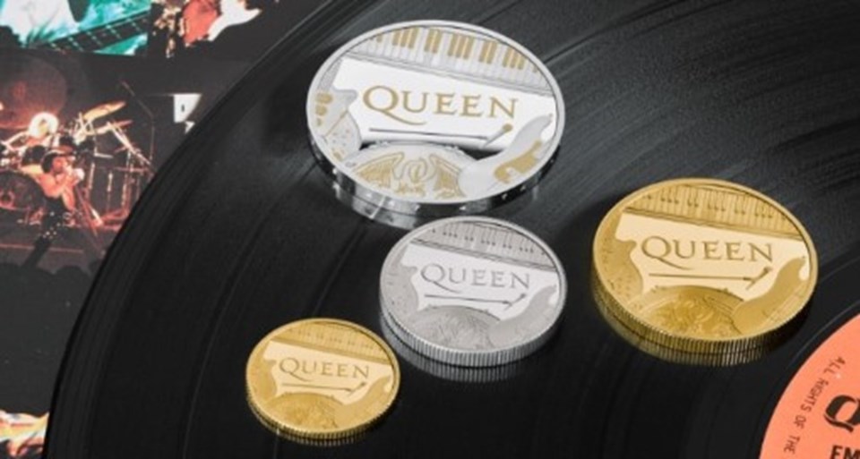 Efsane rock grubu Queen’e özel madeni para - 1