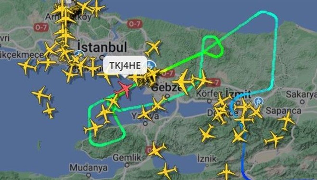 İstanbul'da uçaklar havada tur attı! Sabiha Gökçen'deki hava trafiği telsiz konuşmasında İstanbul'da uçaklar havada tur attı! Sabiha Gökçen'deki hava trafiği telsiz konuşmasında
