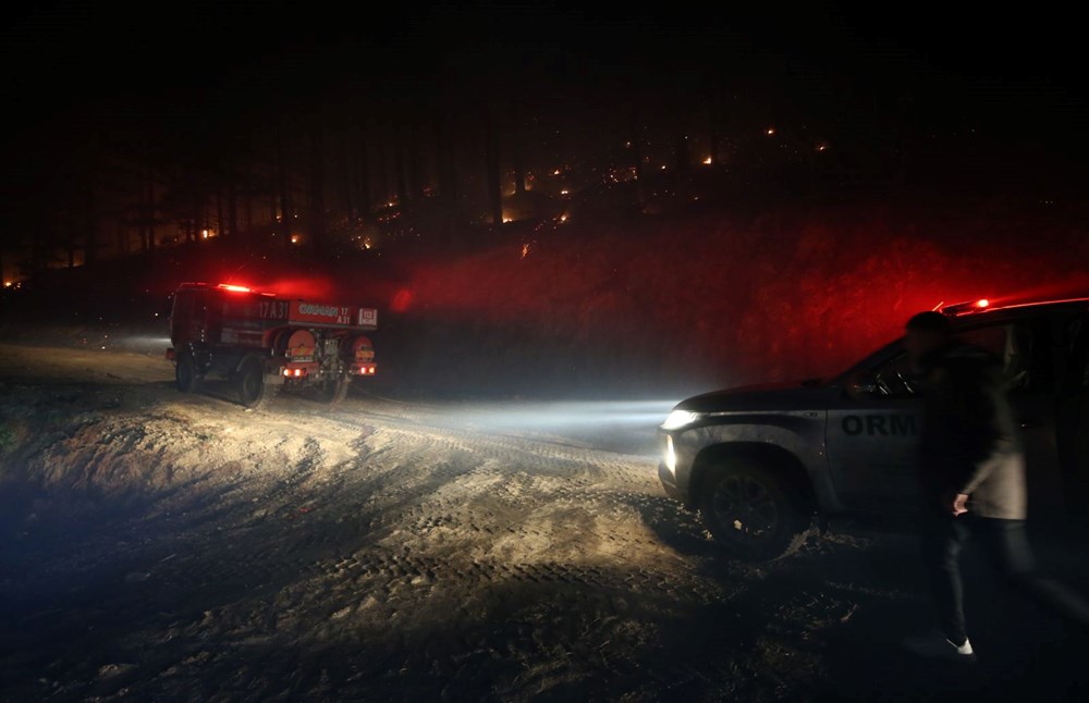 Kaz Dağları'nda örtü yangını - 4