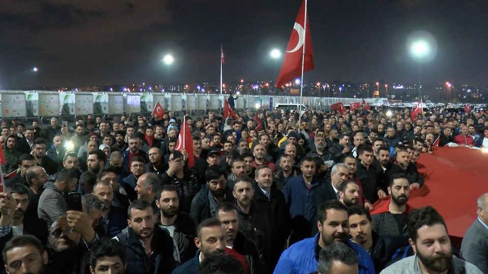 Uber şoförlerinden protesto - 3