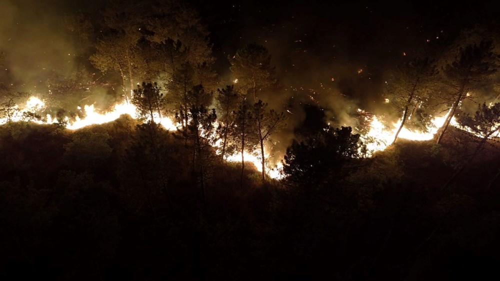 Çanakkale ve Edirne'deki yangınlar büyüdü: Evler ve araçlar zarar gördü, çok sayıda tahliye var - 14