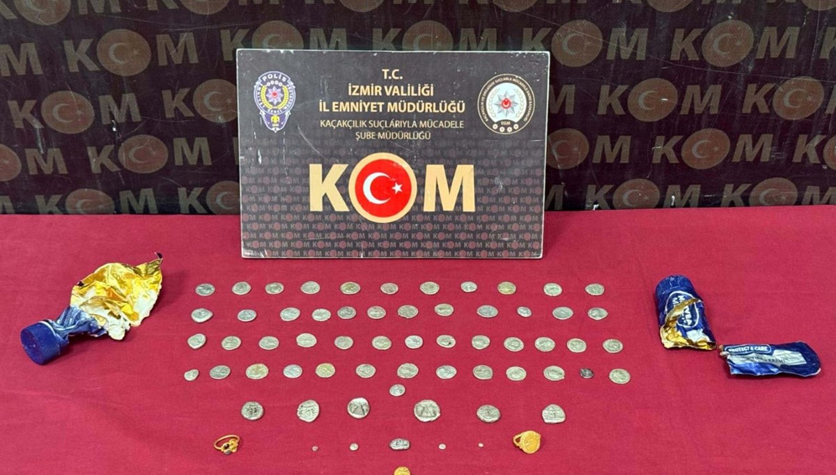 İzmir'de tarihi eser kaçakçılığı