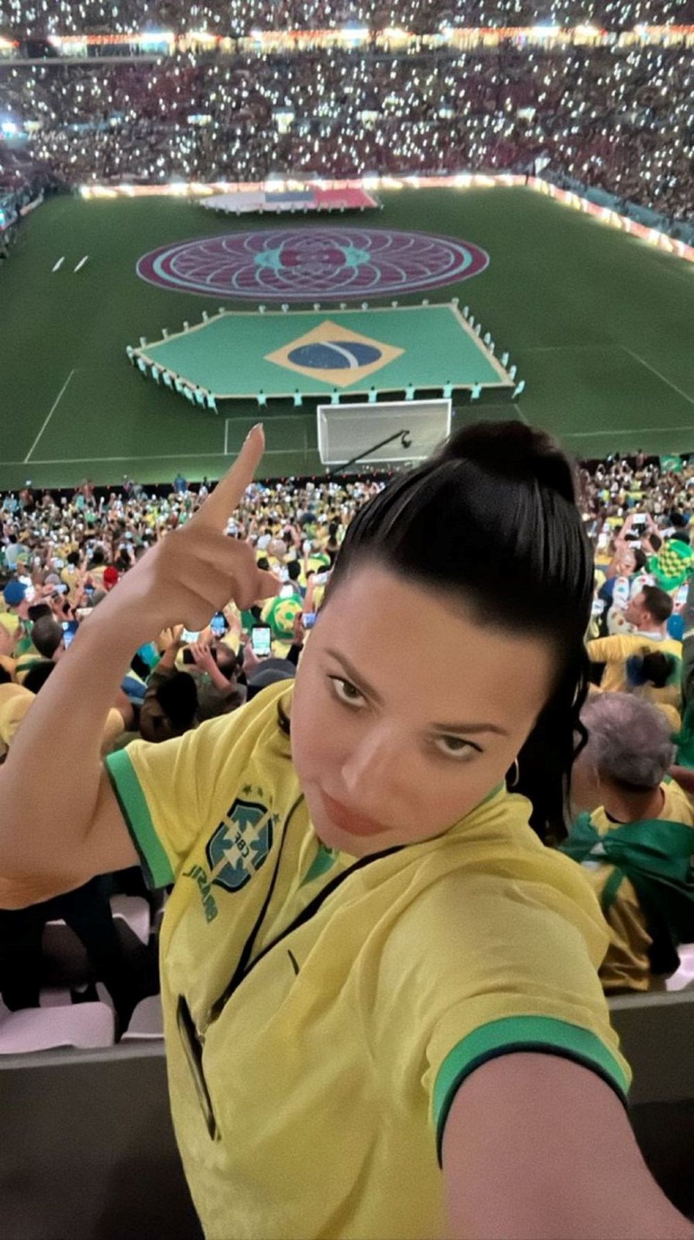 Yıldız model Adriana Lima Dünya Kupası için Katar'da - 3