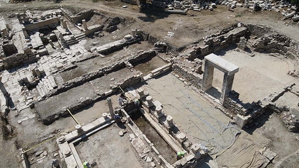 Stratonikeia Antik Kenti'ndeki kütüphane ayağa kaldırılıyor - 1