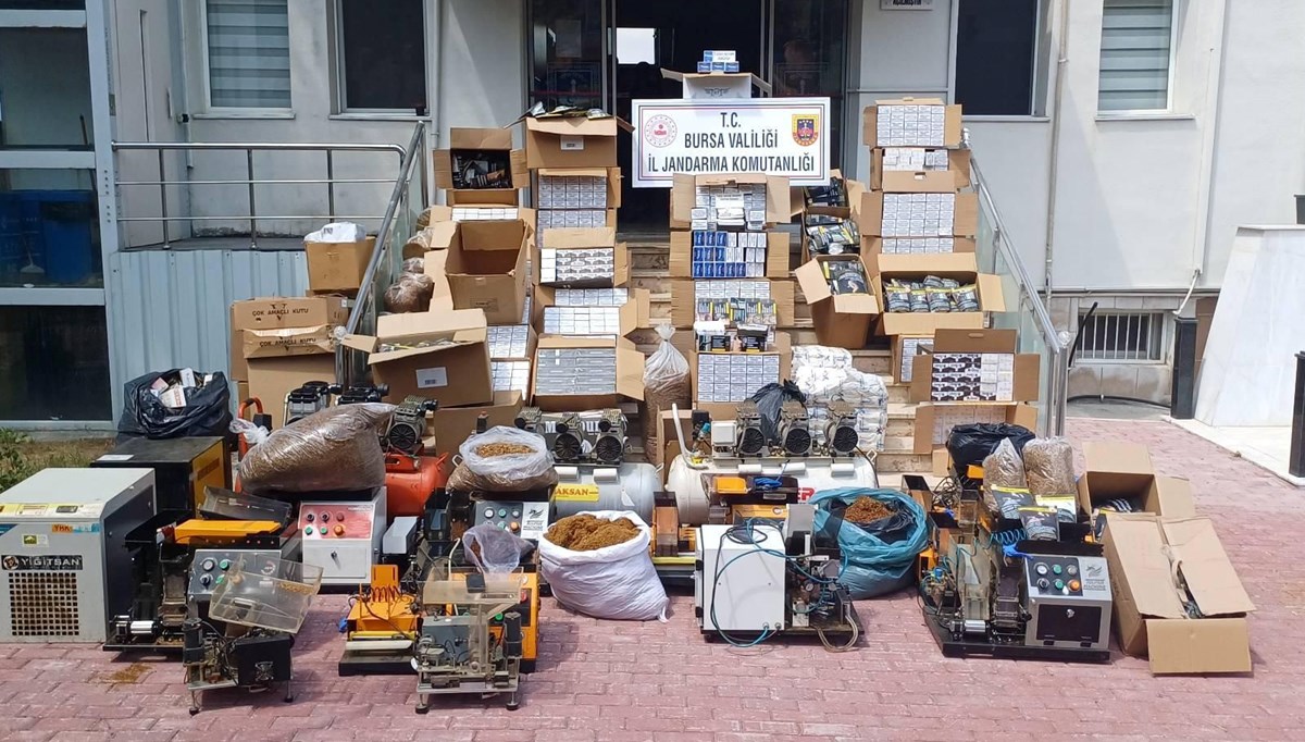 Bursa'da kaçakçılık operasyonu