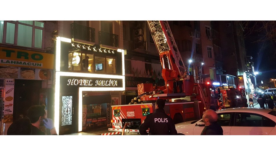 Aksaray Da Otel Yangini Ntv