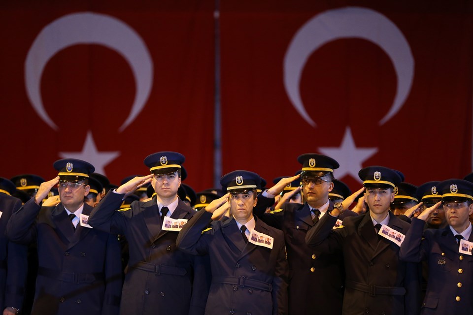 Uçak kazasında şehit olan üç asker için Eskişehir'de tören - 1
