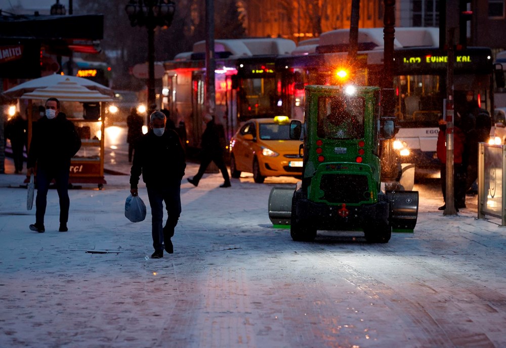Başkent güne kar ile uyandı - 18