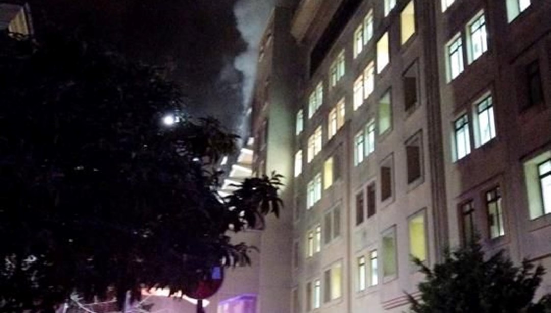 Üsküdar'da hastane yangını