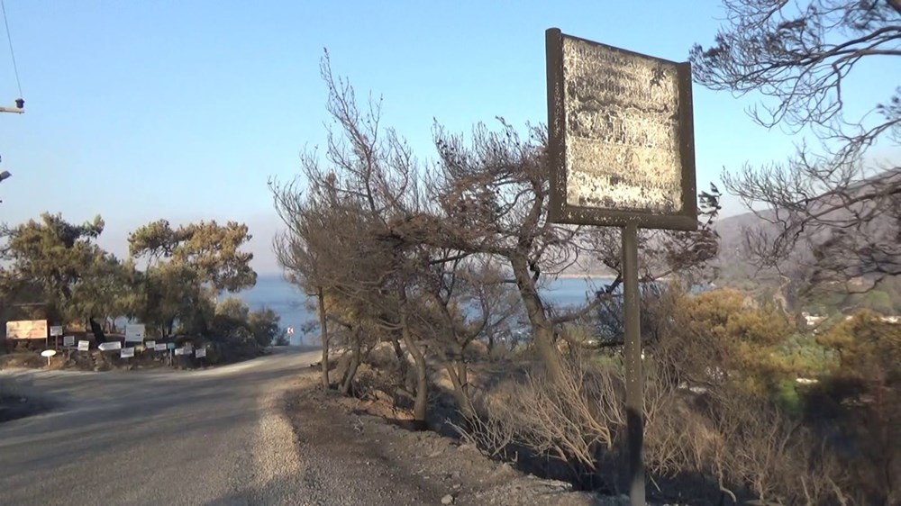 Muğla'daki yangın: Mazı Mahallesi'nden geriye bunlar kaldı - 10