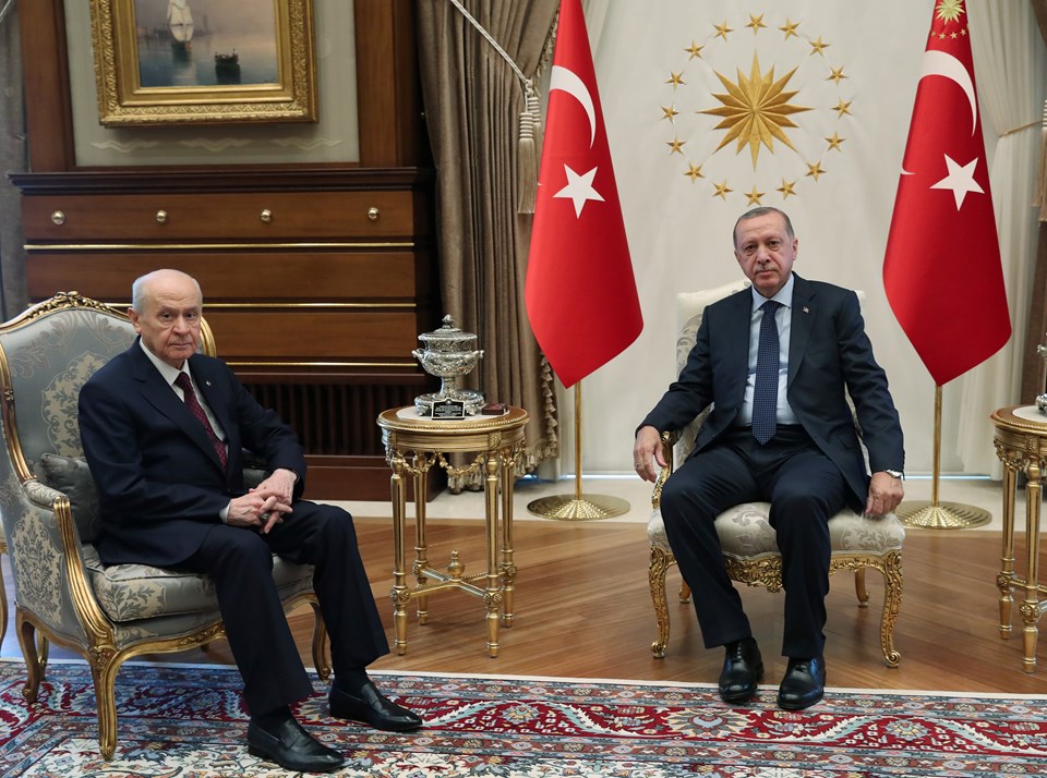 Erdoğan-Bahçeli görüşmesi - 1