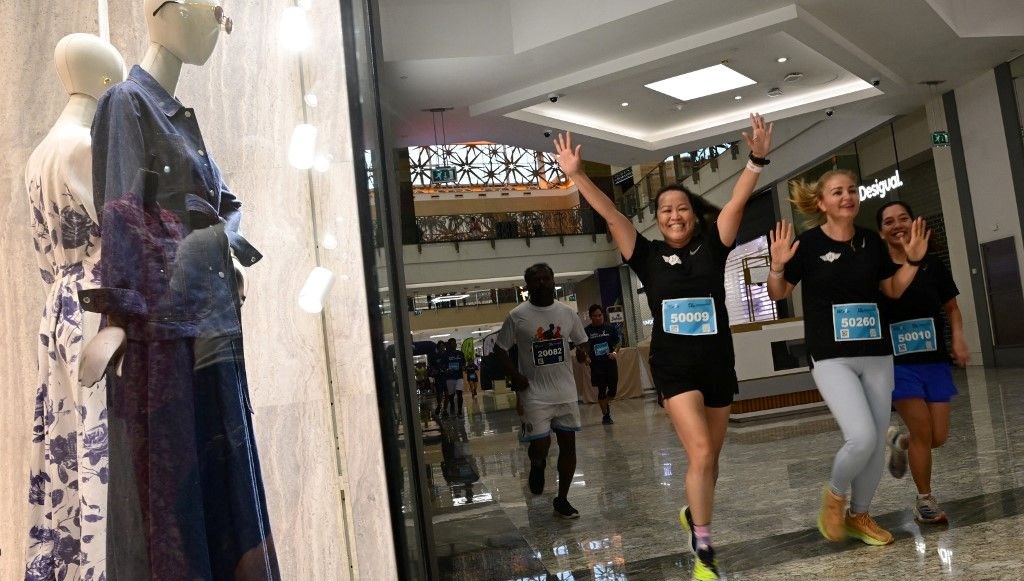 Dubai’de sıcağa karşı klimalı maraton
