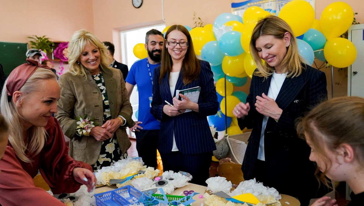 ABD Başkanı Joe Biden'ın eşi Jill Biden'dan Ukrayna'ya sürpriz ziyaret