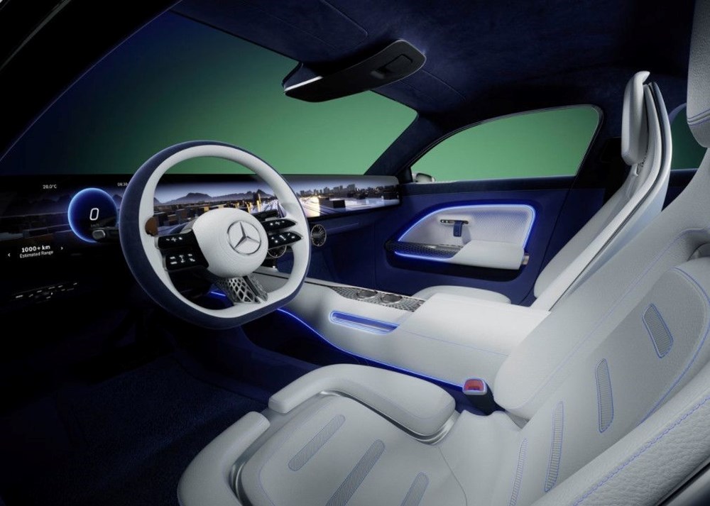 Mercedes-Benz yeni elektrikli modelini tanıttı: Tek şarjla 1000 kilometre menzil - 17