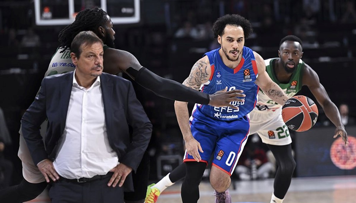 Anadolu Efes, Ergin Ataman'ın Panathinaikos'unu mağlup etti