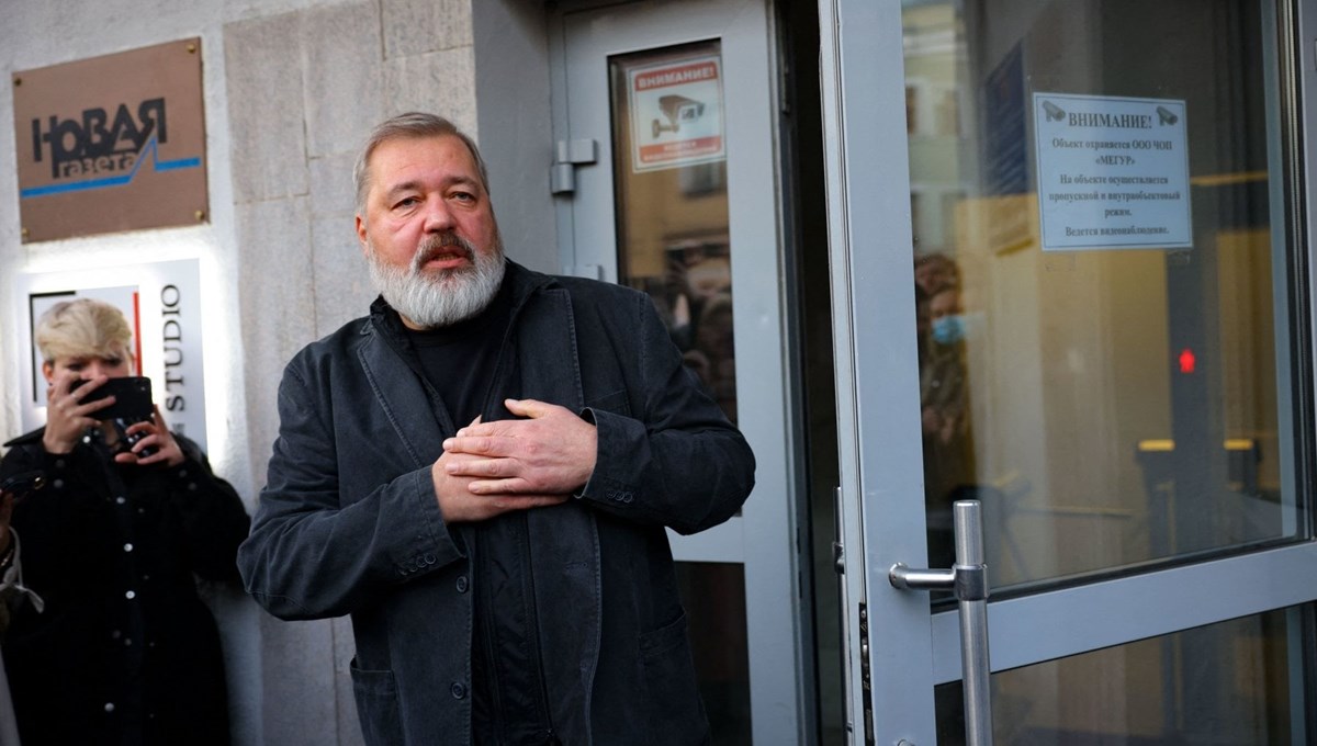 Novaya Gazeta’nın genel yayın yönetmeni Dmitry Muratov, 2021