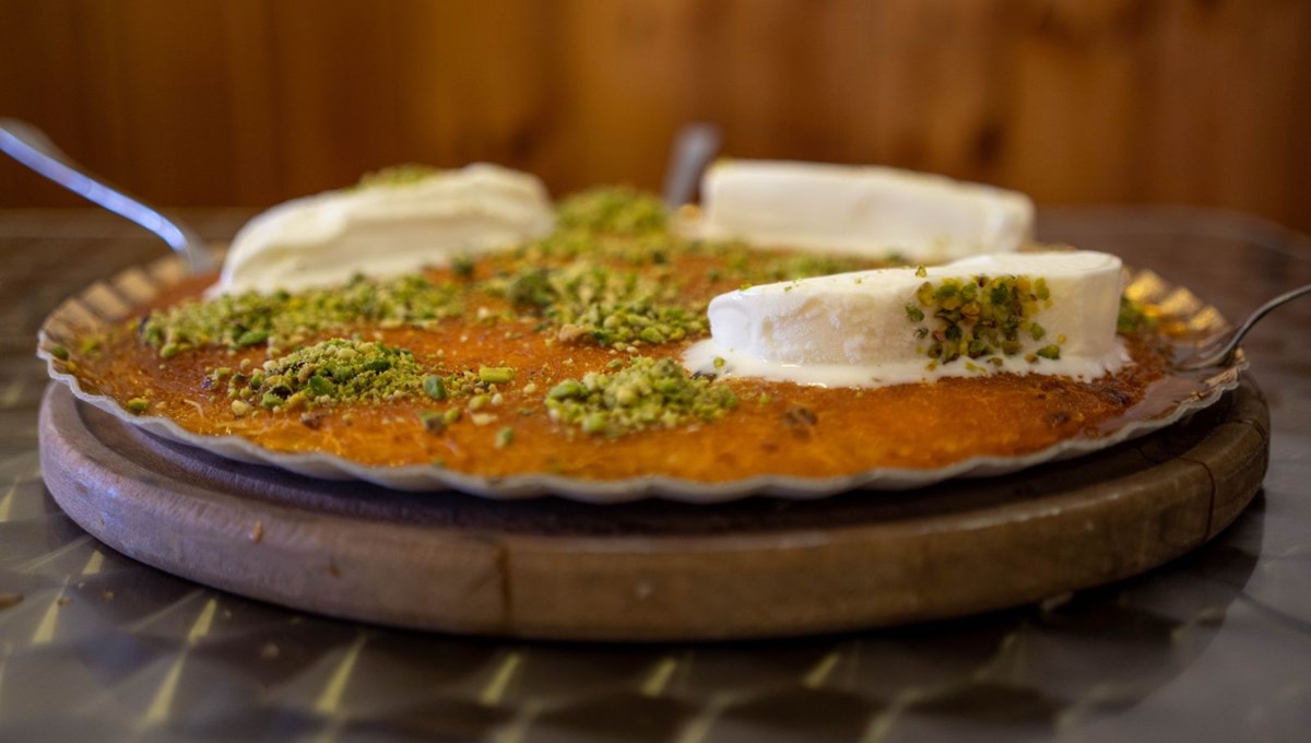 Geleneksel üretim tel kadayıfta bayram öncesi hareketliliği