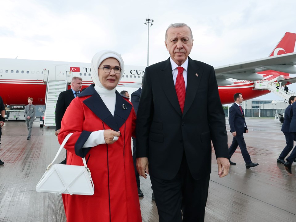 Cumhurbaşkanı Erdoğan, Türkiye-Hollanda maçını izlemek üzere Berlin'de - 1