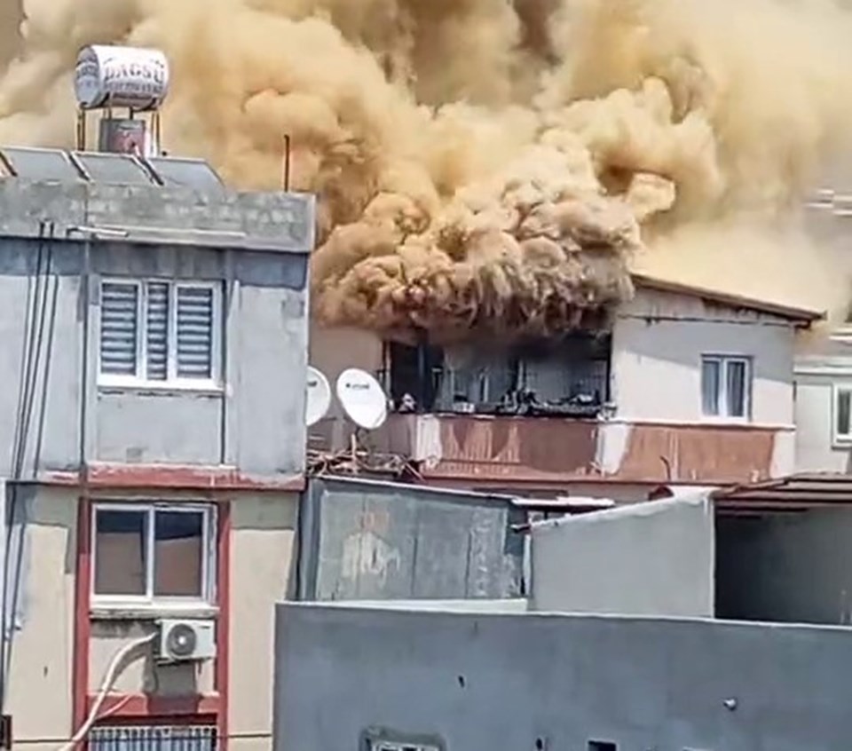 Adana'da yangın paniği: Güçlükle kontrol altına alındı - 1