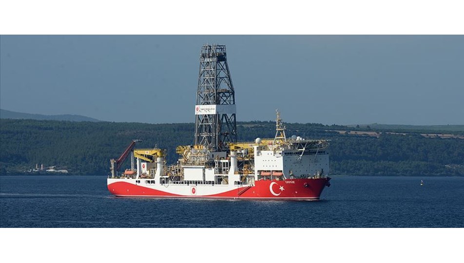 'Yavuz' gemisi Mersin açıklarına ulaştı