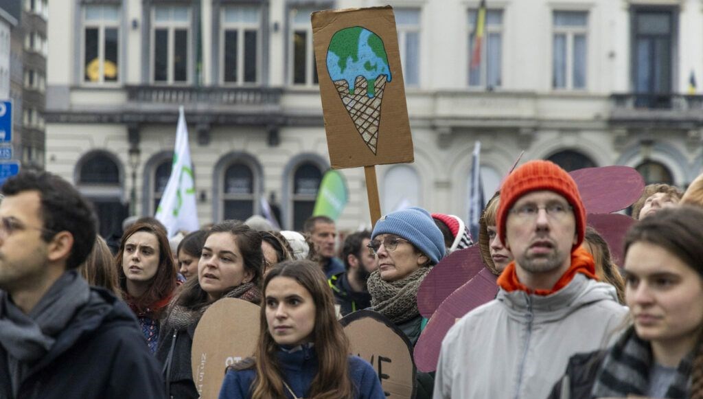 Almanya'da iklim protestosu