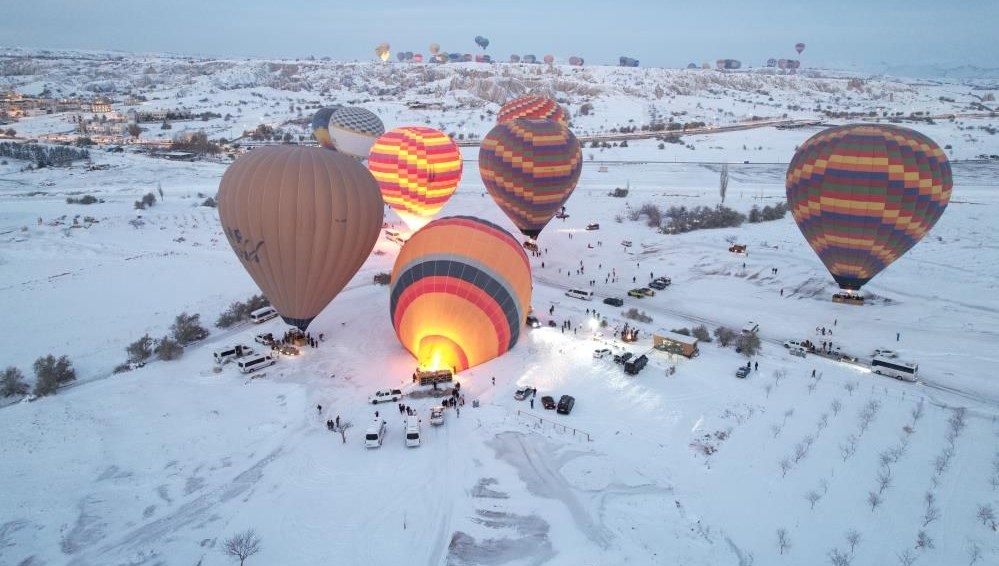 Kapadokya'da gökyüzü 5 gündür boş kaldı