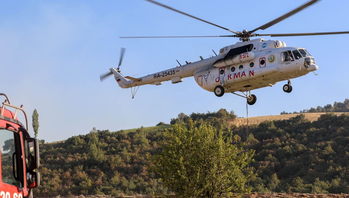 MSB'den orman yangınlarıyla mücadeleye 15 helikopterle destek