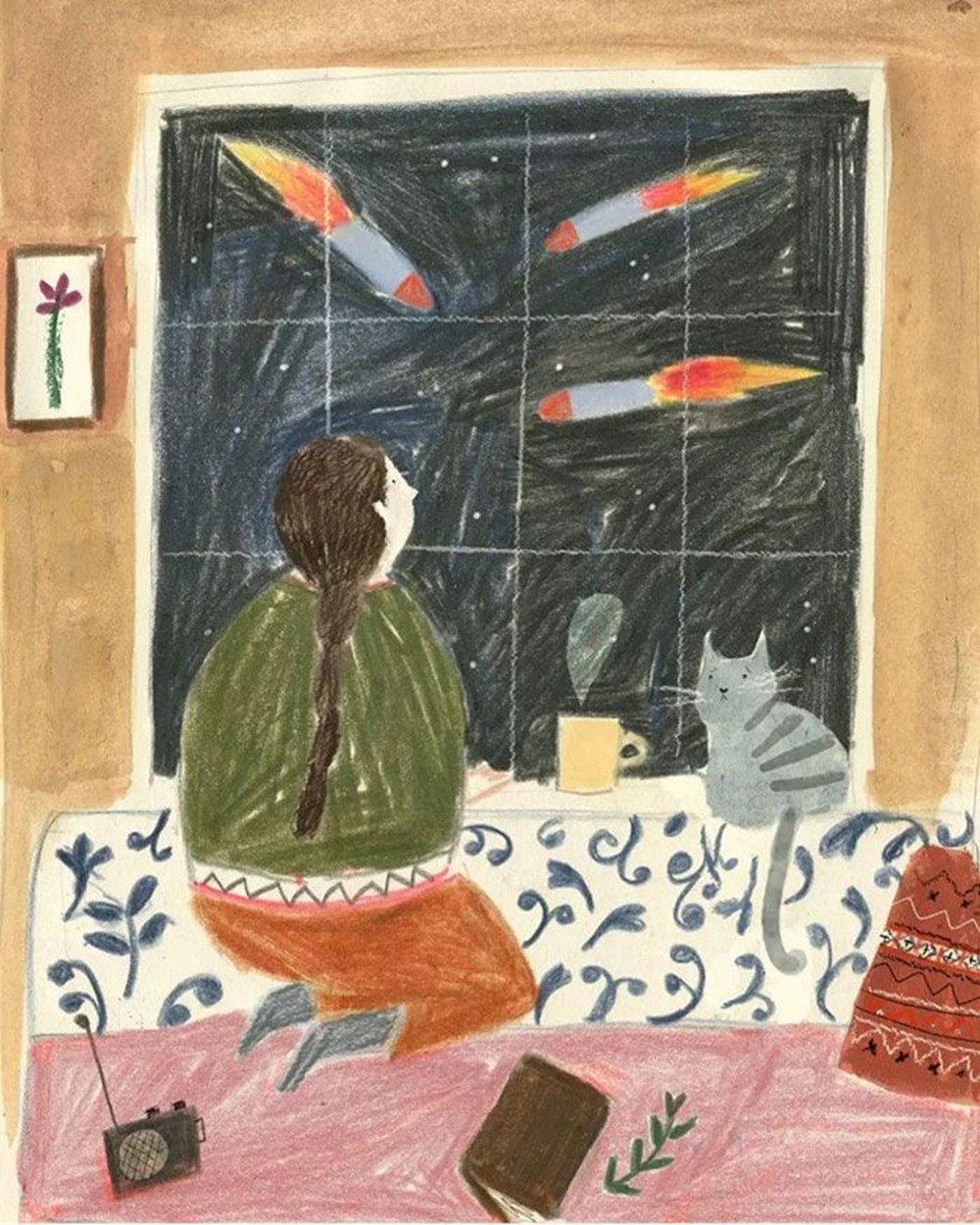 Sanatçılardan Savaşa Hayır çizimleri