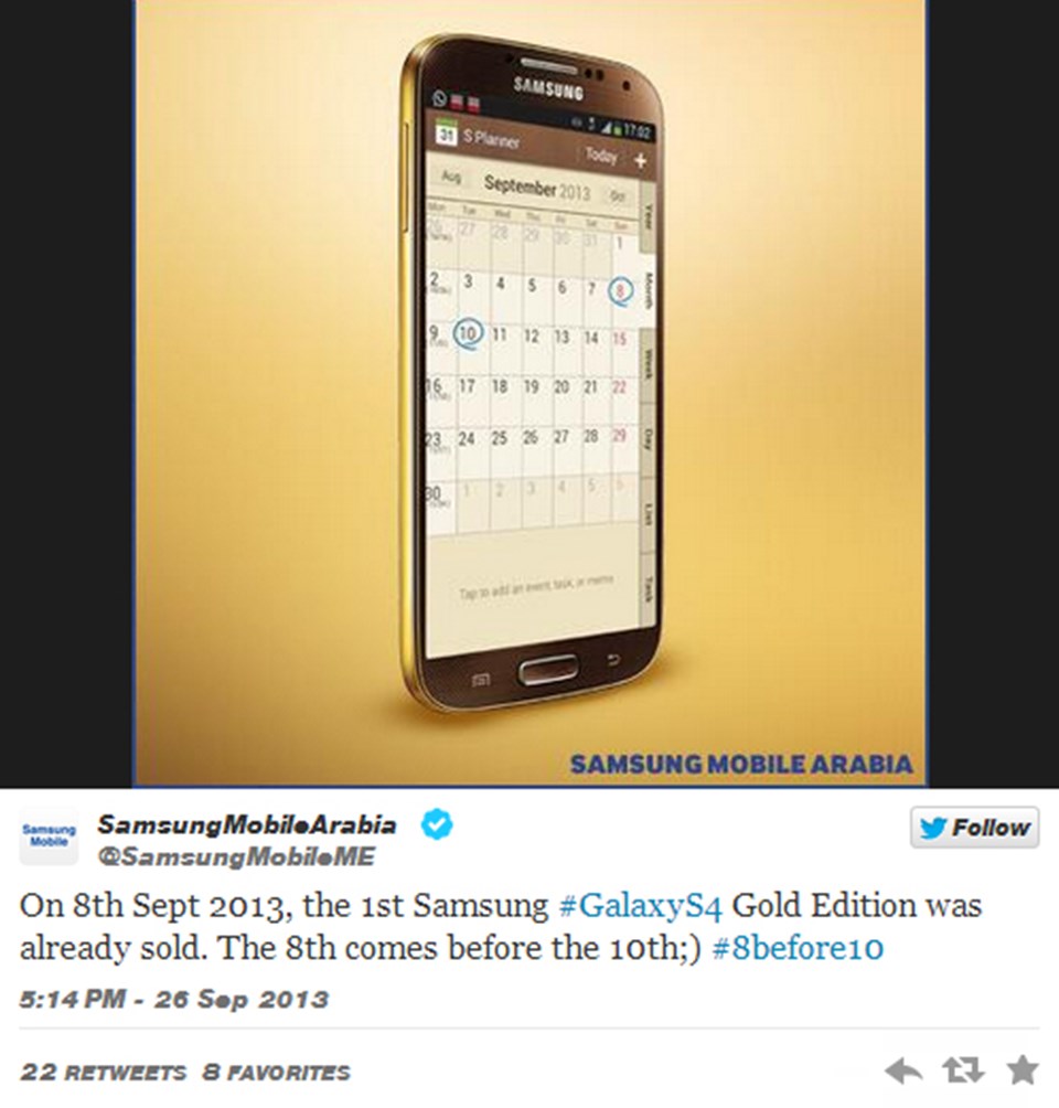 Samsung’dan ‘altın renkli telefon’ hatırlatması - 1