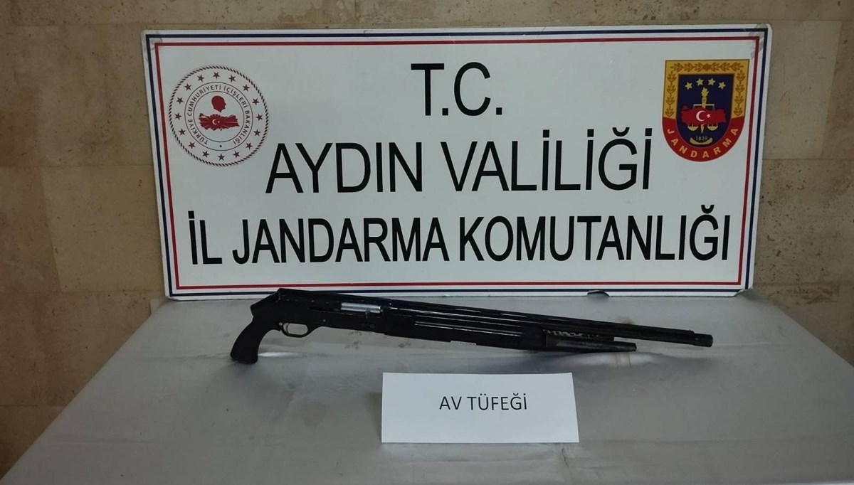 Ruhsatsız av tüfeği ele geçirildi
