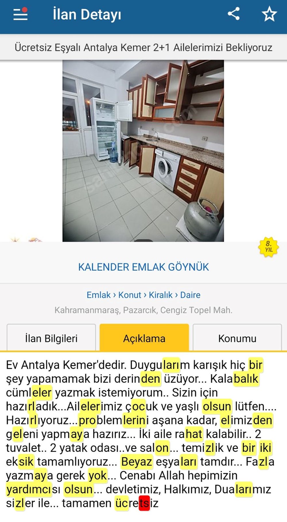 Kiralık evler depremzedeler için ücretsiz ilana dönüştü - 3