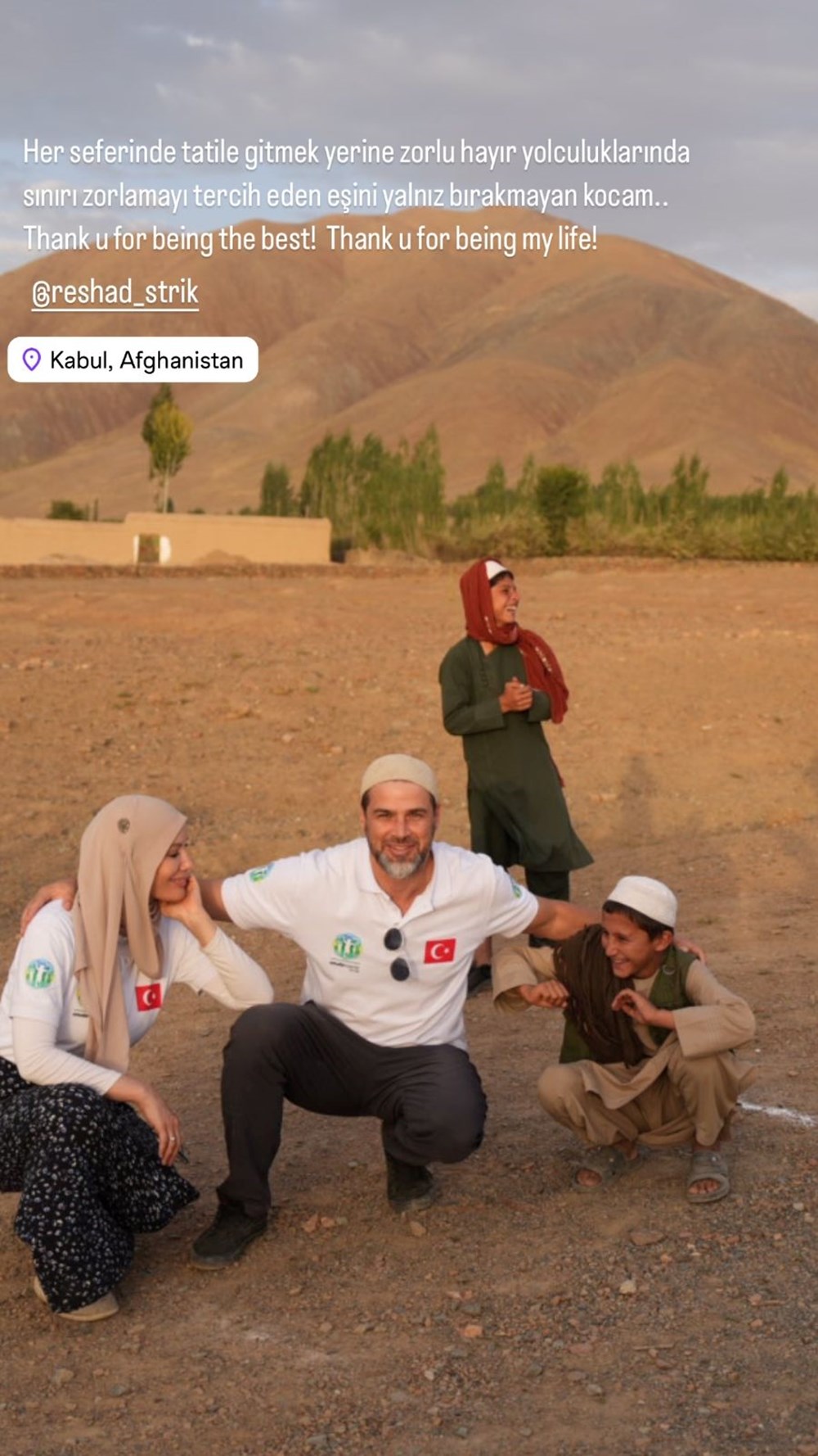 Gamze Özçelik eşi Reshad Strik'e övgüler yağdırdı