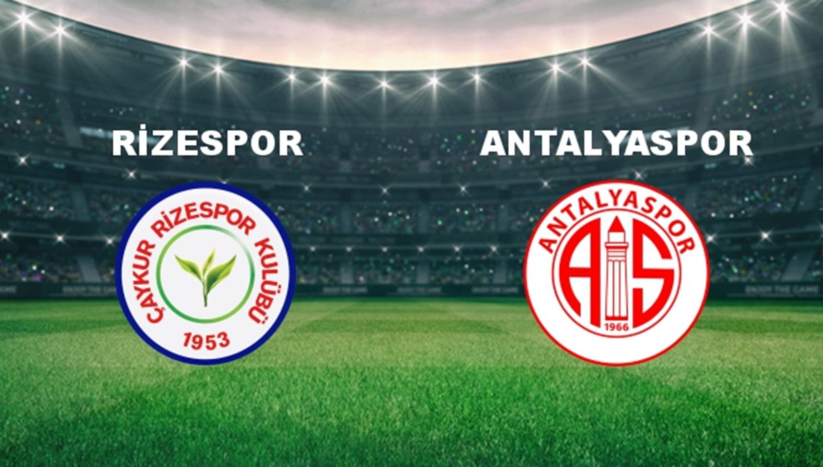 Ç.Rizespor - Antalyaspor Maçı Ne Zaman? Ç.Rizespor - Antalyaspor Maçı Hangi Kanalda Canlı Yayınlanacak?