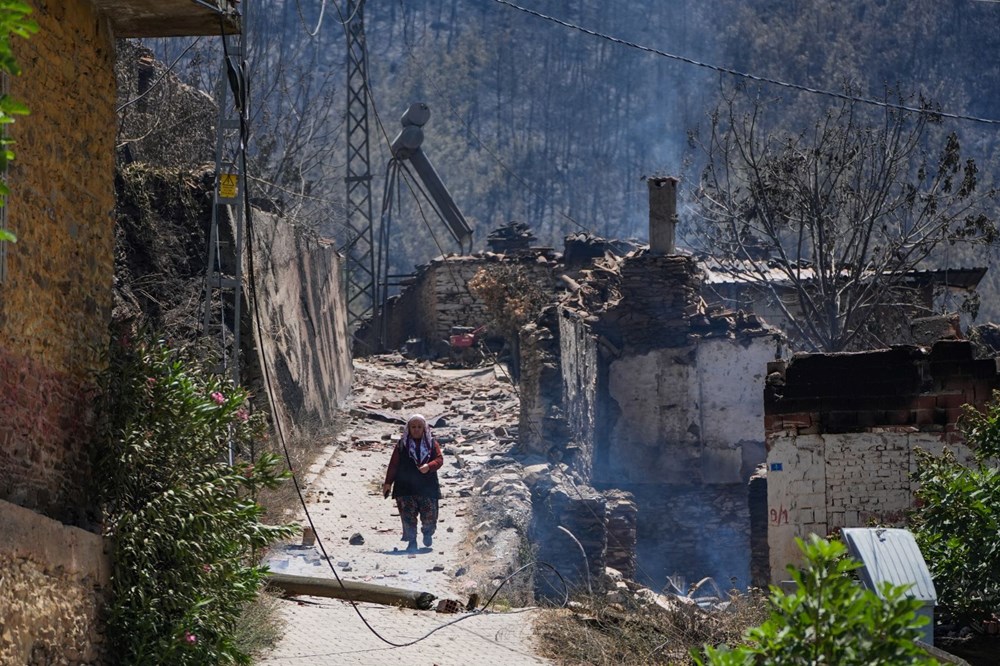Yangın hayalet köye çevirdi - 9