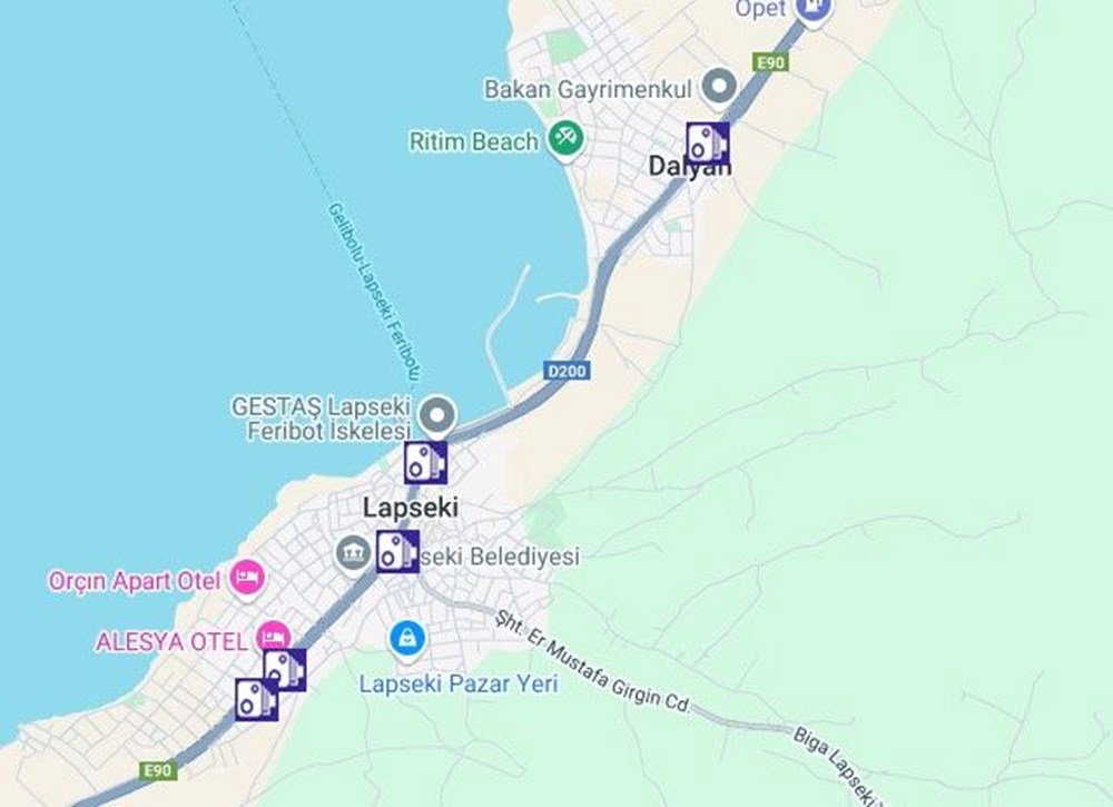 Yola çıkacaklar dikkat... Sabit radar noktaları belli oldu - 43