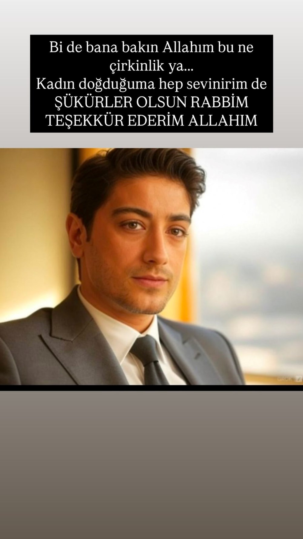 Hazal Kaya erkek halini paylaştı: Şükürler olsun - 3
