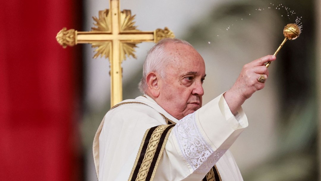 Papa Francis, Paskalya ayininde Gazze'de ateşkes çağrısında bulundu