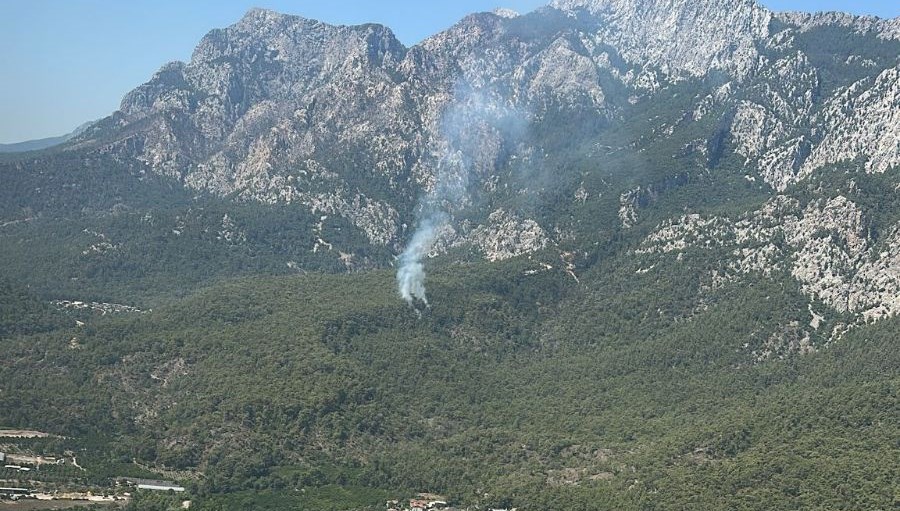 Antalya'da orman yangını