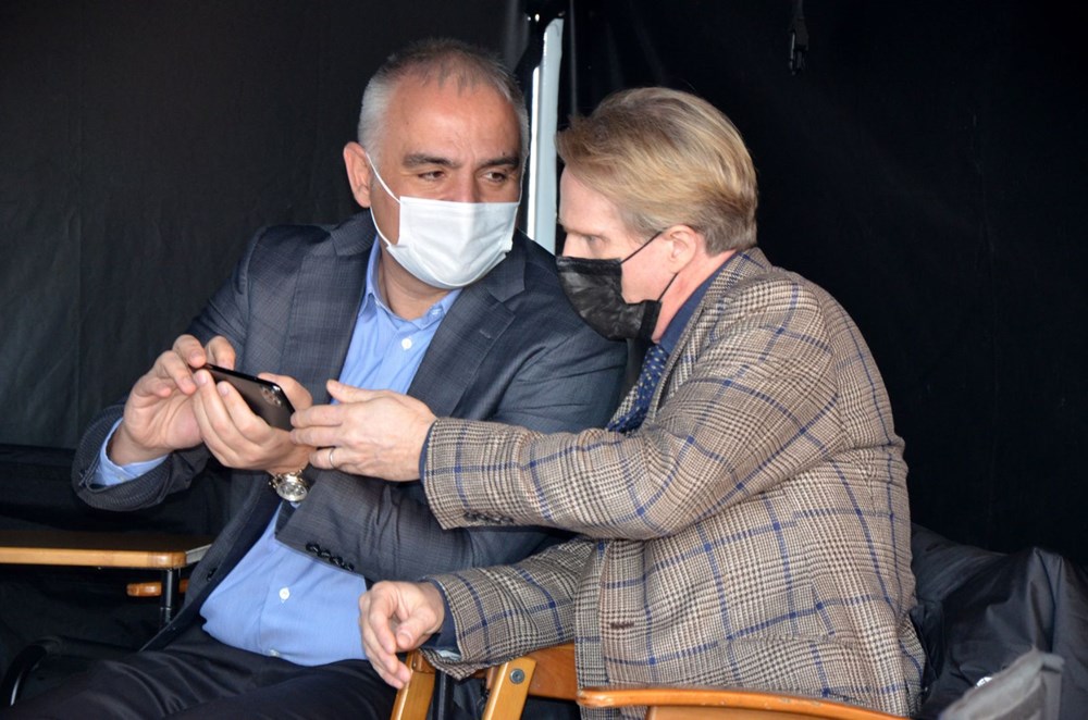 Bakan Mehmet Nuri Ersoy'dan Five Eyes film setine sürpriz ziyaret - 8