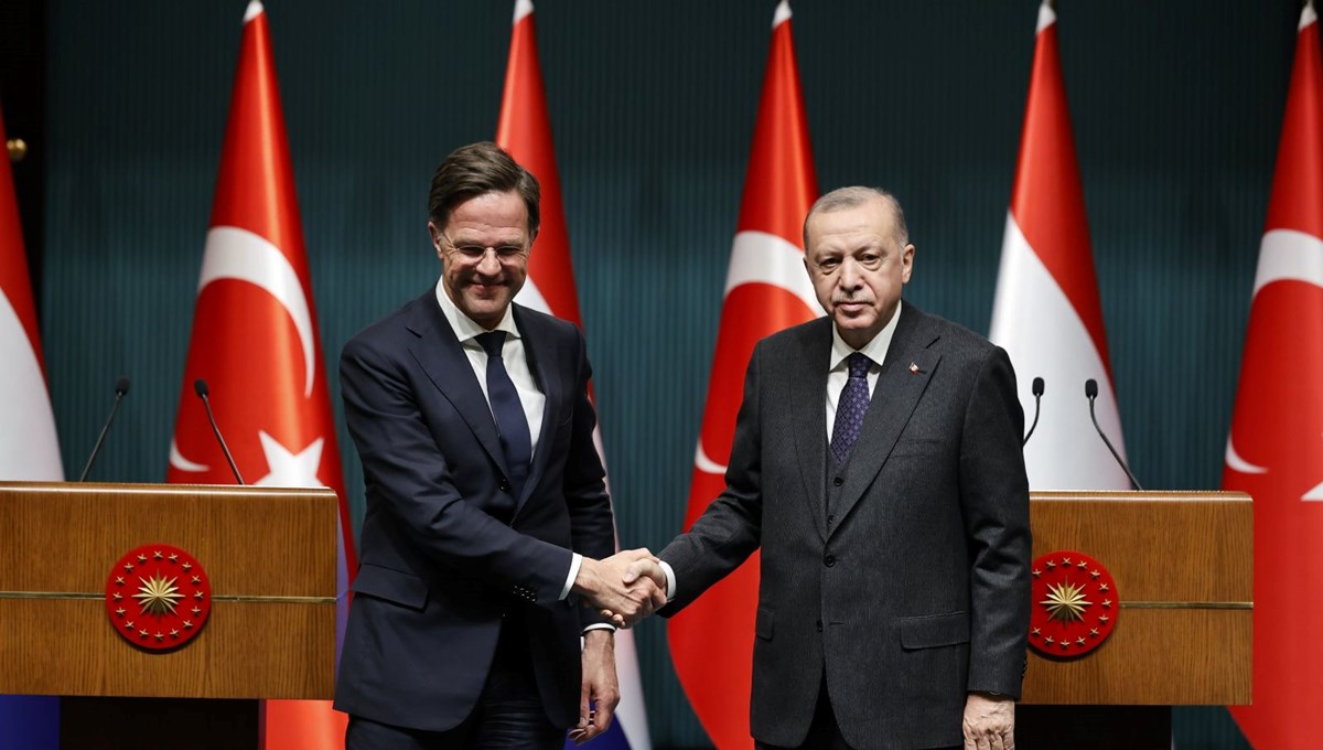 Cumhurbaşkanı Erdoğan, Hollanda Başbakanı Rutte ile görüştü