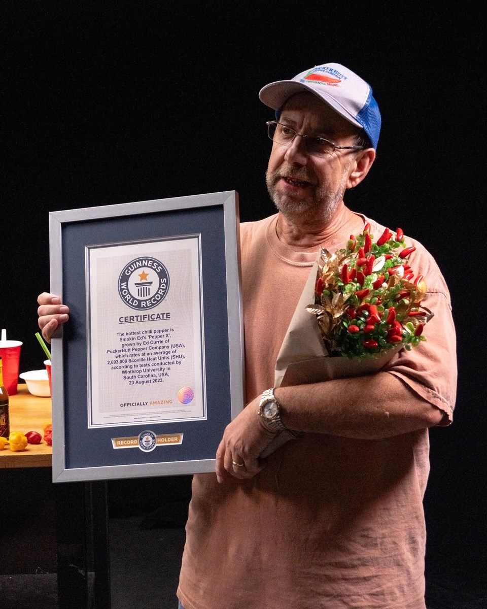 Pepper X dünyanın en acı biberi olarak Guinness Rekorlar Kitabı'na girdi - 1