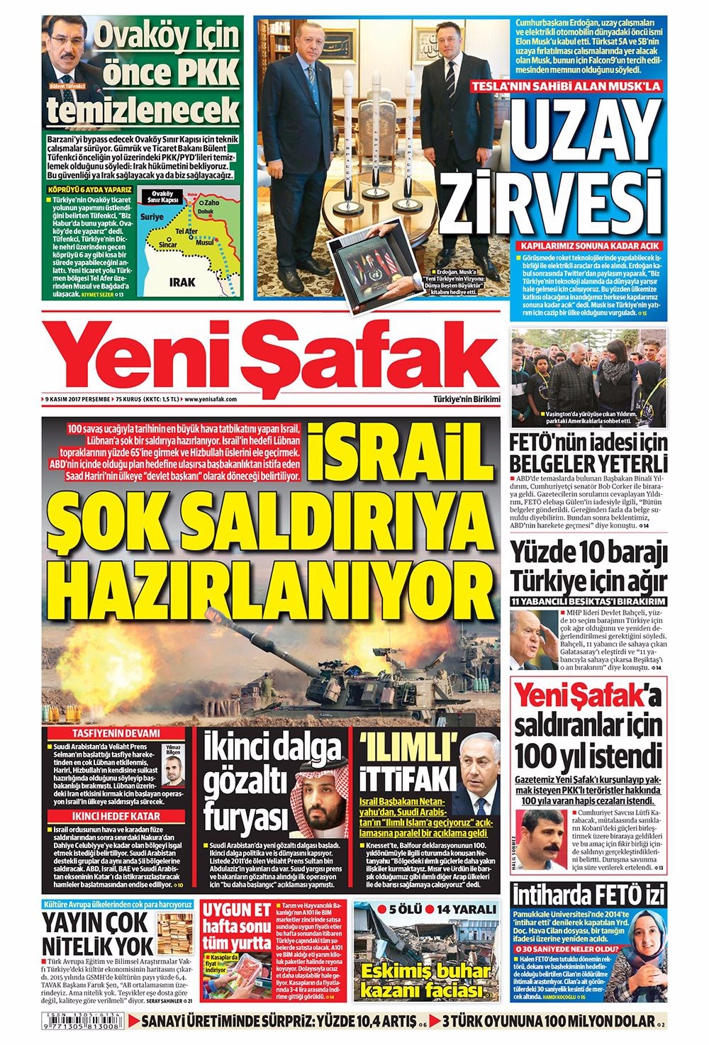 Günün gazete manşetleri 9 Kasım 2017 Son Dakika Türkiye Haberleri Günün gazete manşetleri 9 Kasım 2017 Son Dakika Türkiye Haberleri