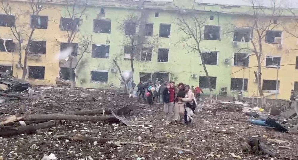 Mariupol kentindeki yıkım uydudan görüntülendi - 2