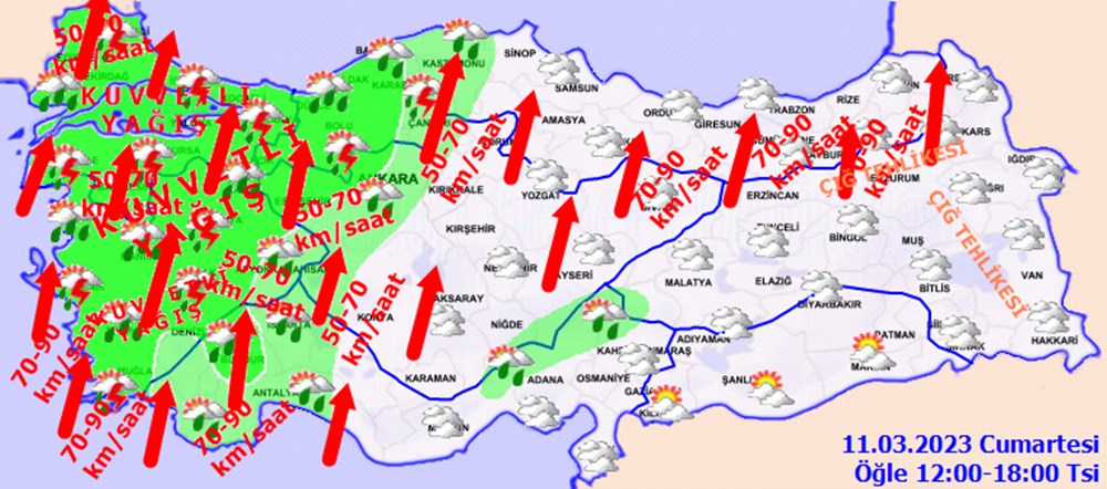 Meteoroloji'den 58 il için uyarı (Hafta sonu hava nasıl olacak?) - 2