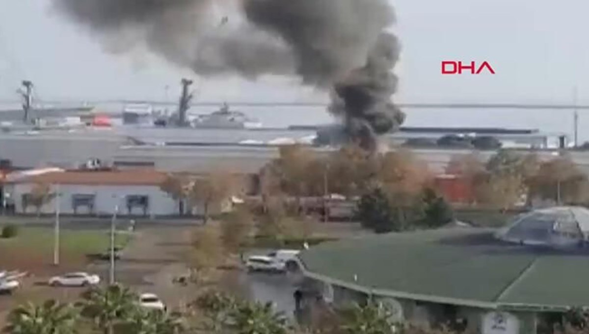 Samsun Limanı'nda patlama