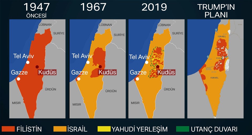 ABD Başkanı Trump tek taraflı 'Ortadoğu Planı'nı açıkladı - 2