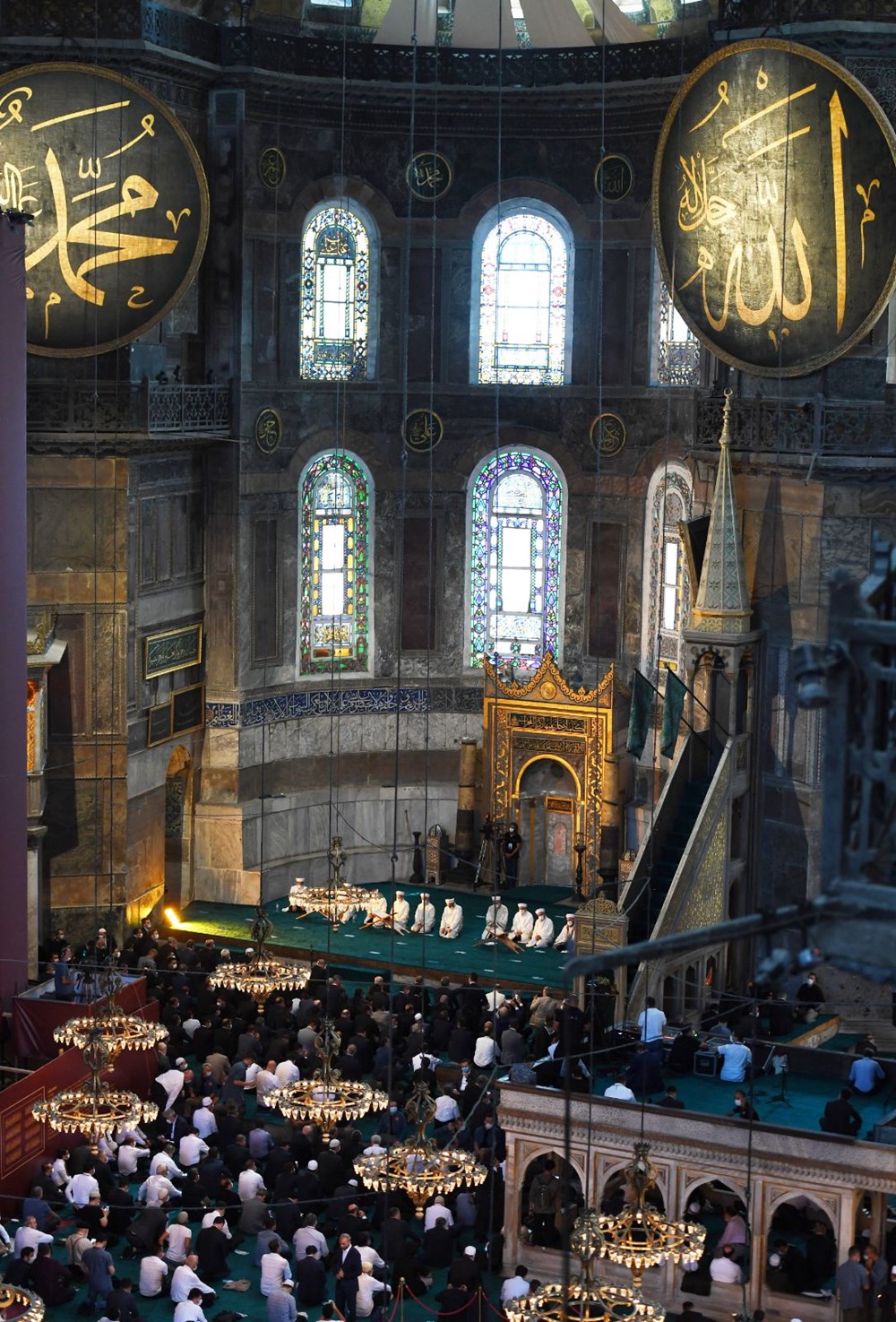 Ayasofya-i Kebir Camii Şerifi ibadete açıldı (Ayasofya'da 86 yıl sonra ilk namaz) - 26