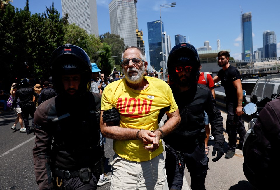 İsrail'de bugün hayat durdu: 32 kişi gözaltında - 1