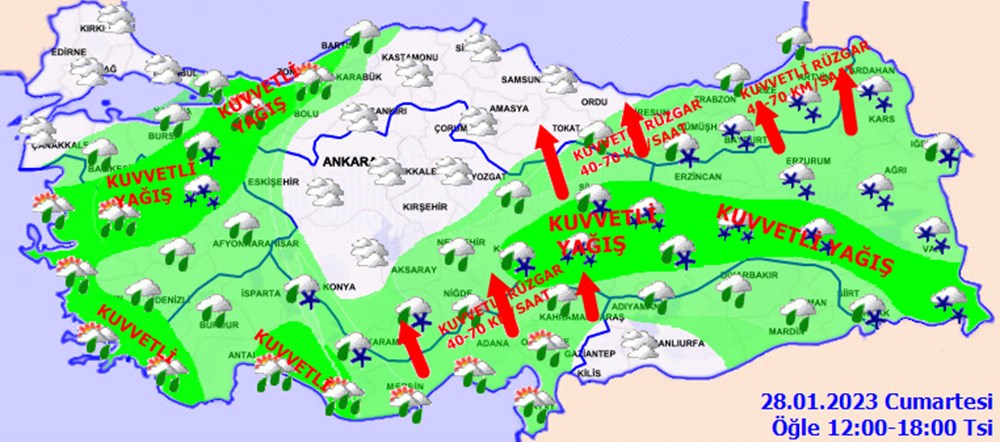 Meteoroloji'den 13 il için kar yağışı uyarısı (İstanbul, Ankara ve diğer illerde bugün hava nasıl olacak?) - 11